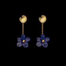 Load image into Gallery viewer, Wild Violet Drop Post Earrings