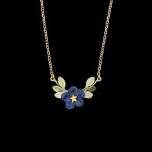 Load image into Gallery viewer, Blue Violet Pendant Single Flower