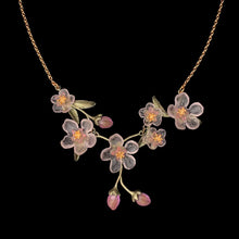 Load image into Gallery viewer, Peach Blossom 16&quot;Statement Necklace
