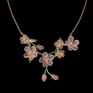 Peach Blossom 16"Statement Necklace