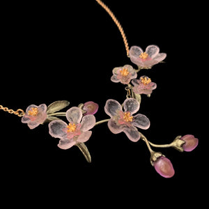 Peach Blossom 16"Statement Necklace