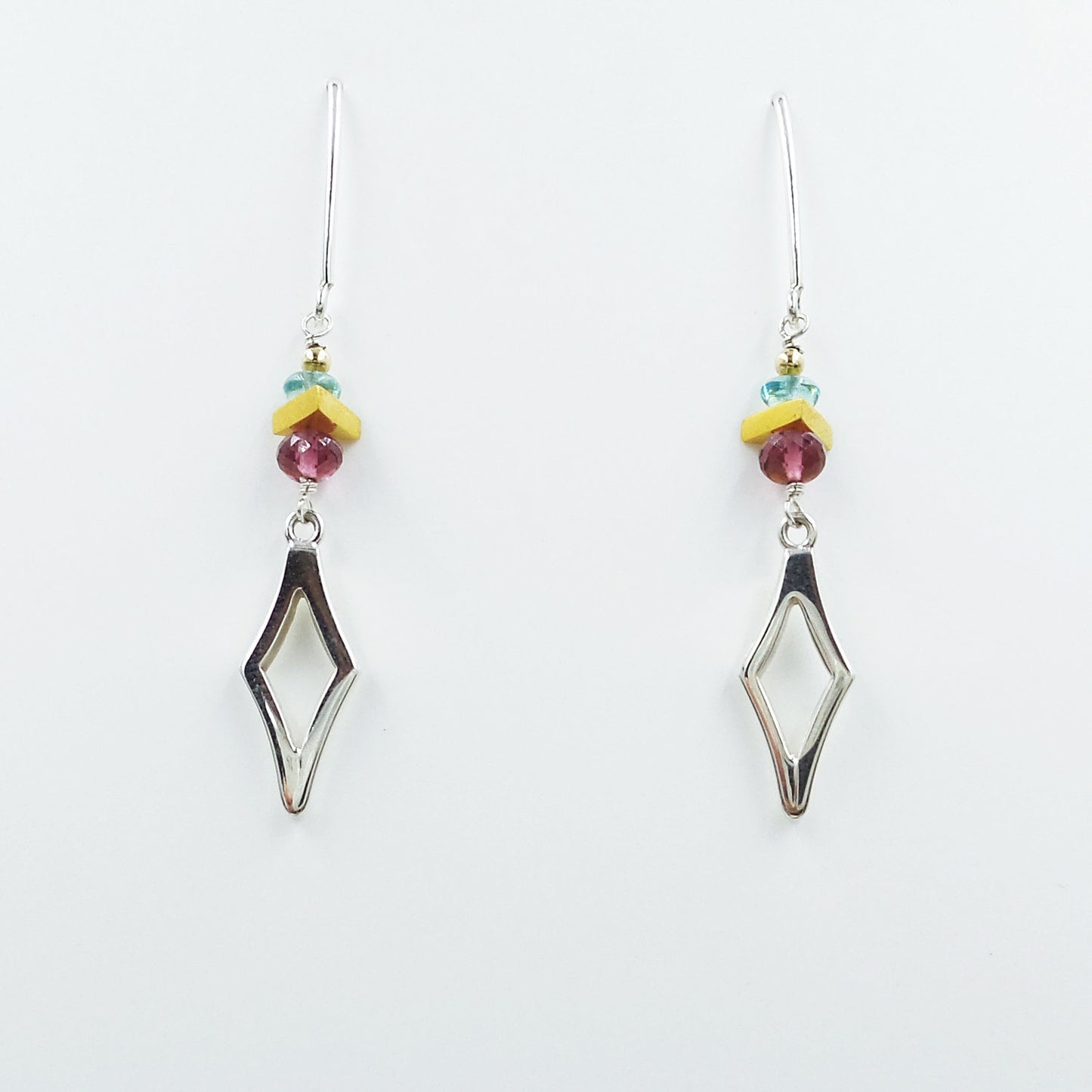 Rhodolite Garnet Earrings