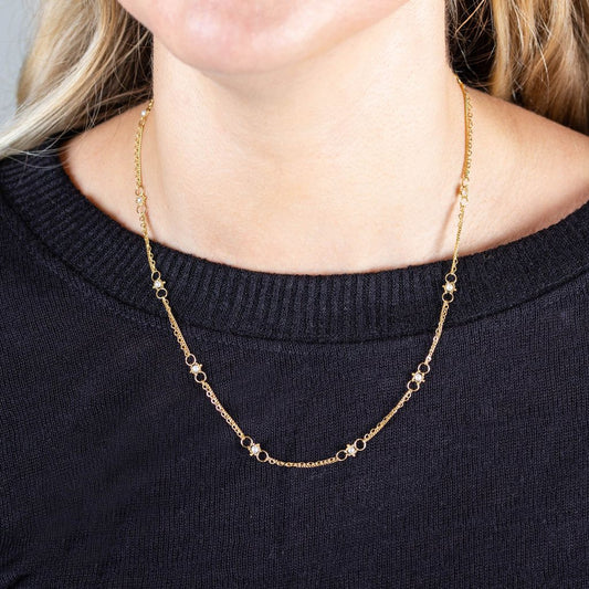 Whisper Chain Necklace in 18K Gold
