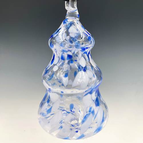 Glass Christmas Tree in Winter