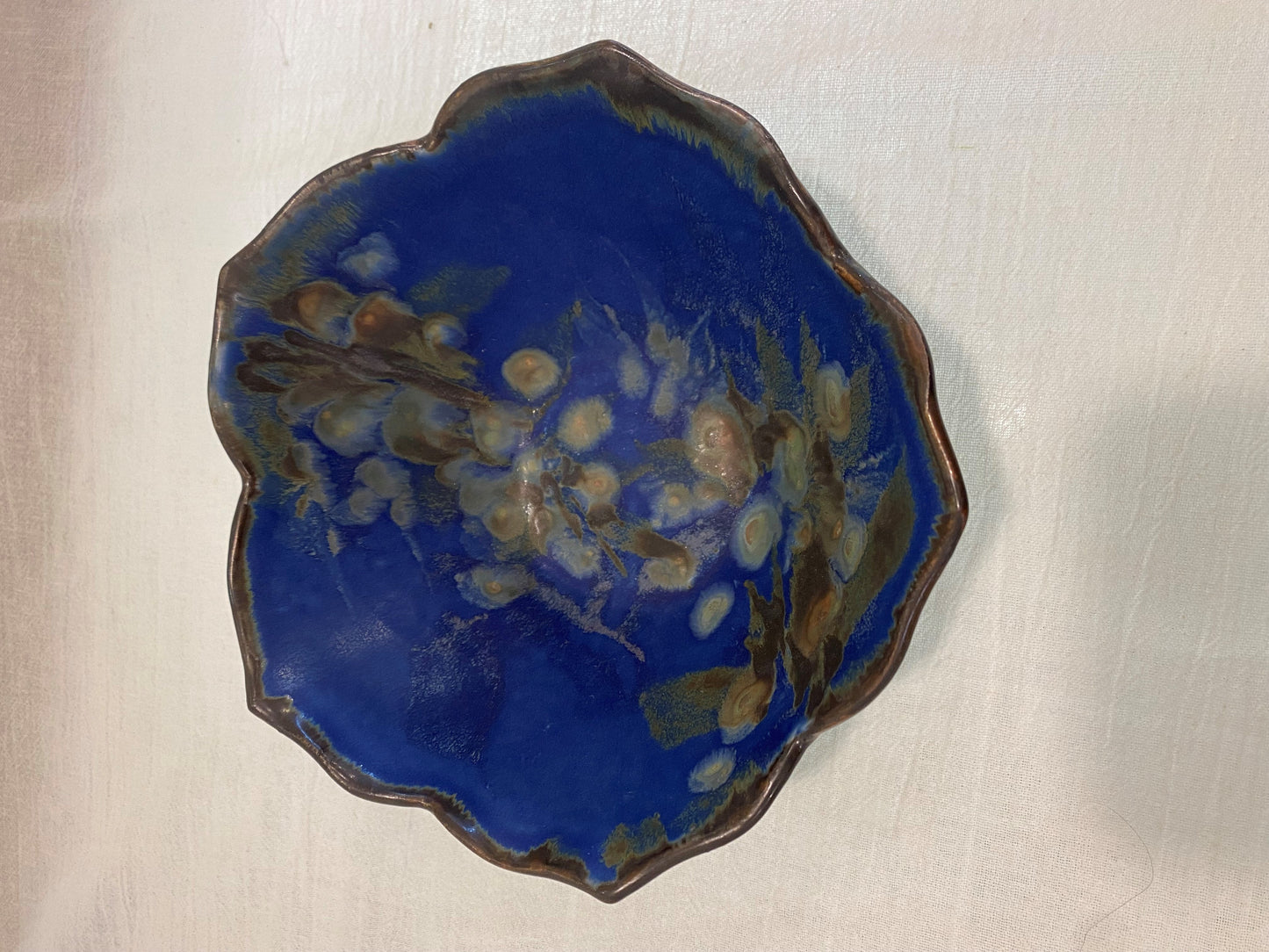 Medium Five Sided Scalloped Bowl