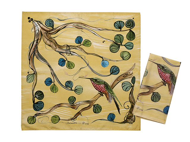 Pair of Hummingbird Napkins