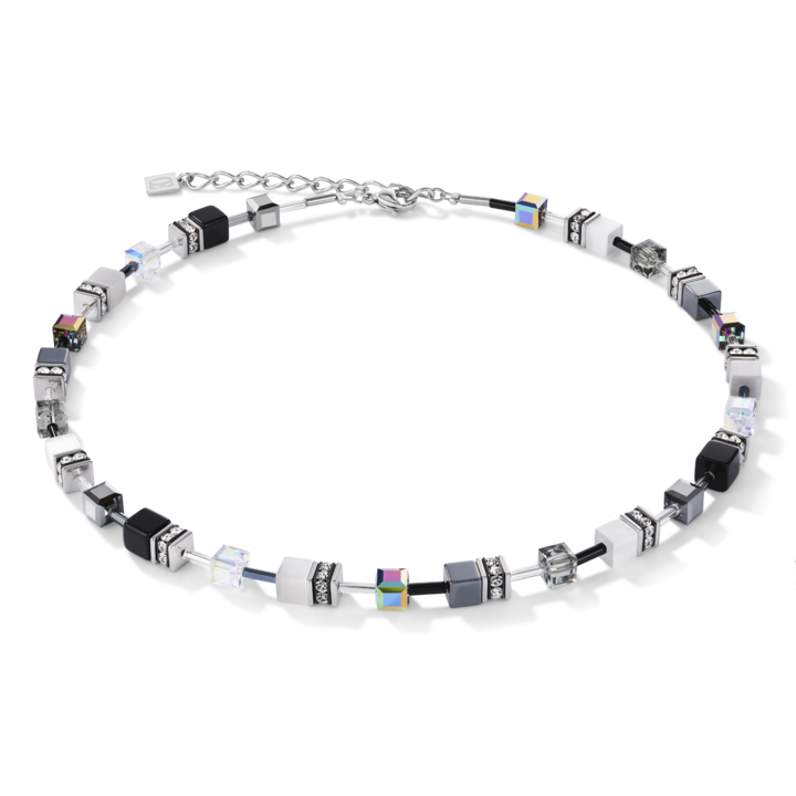 Hematite and Crystal Necklace