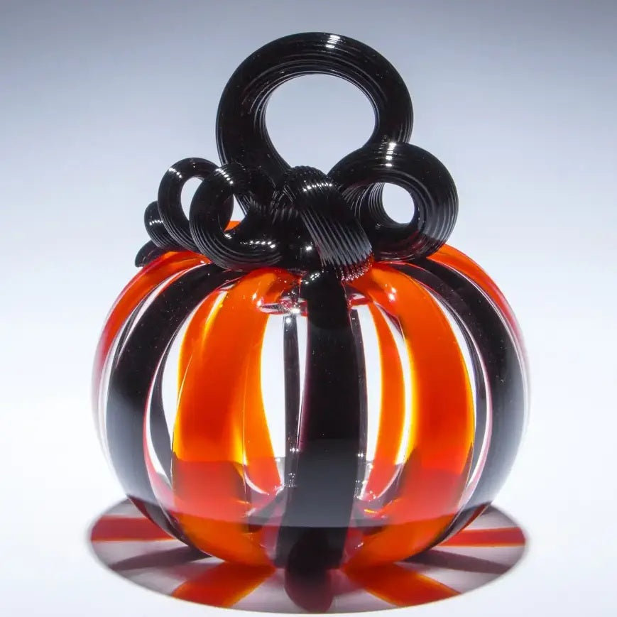 Samhain Glass Pumpkin