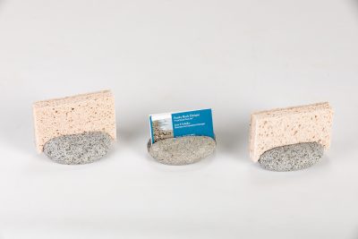 Stone Sponge/Card Holder