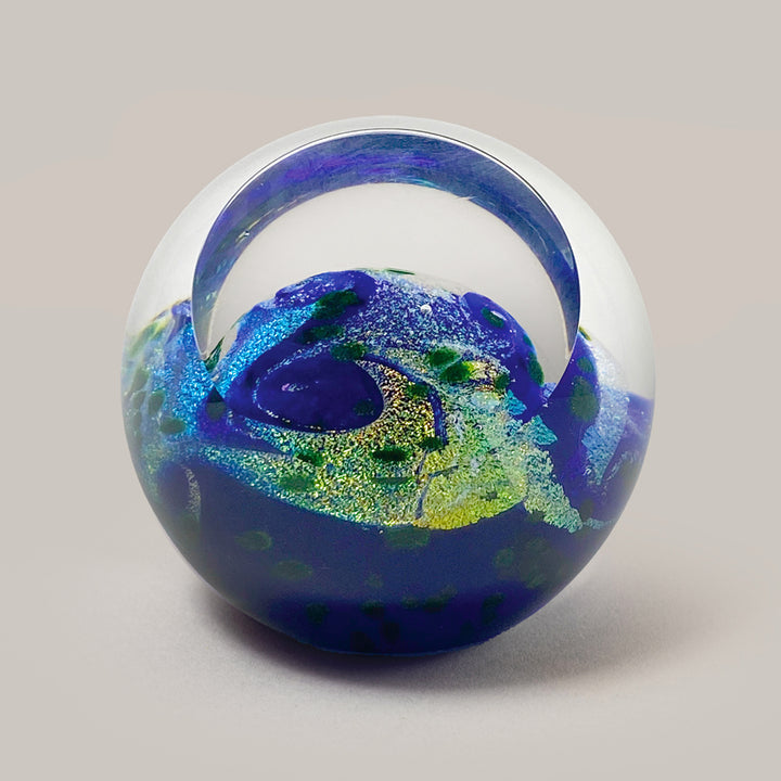 Blue Planet Paperweight