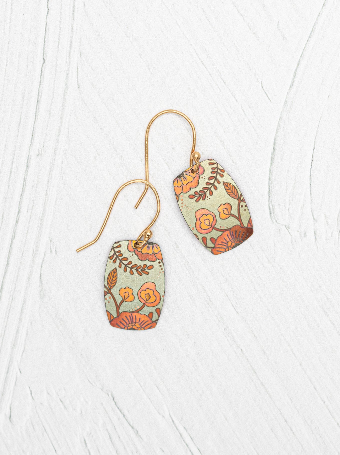 Forever Fleur Earrings Sage