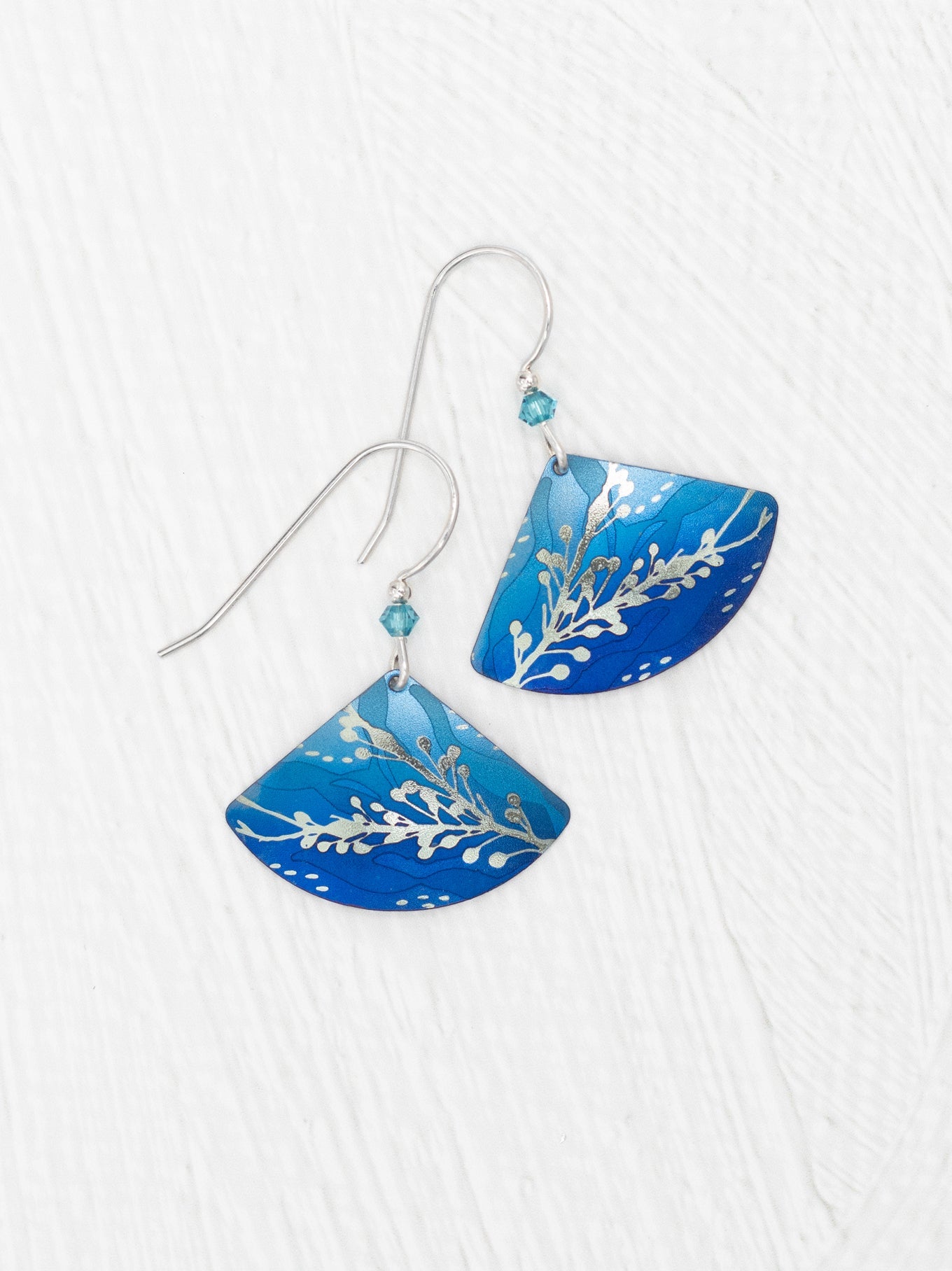 Ear,Sea Meadow in Reef Blue Silver