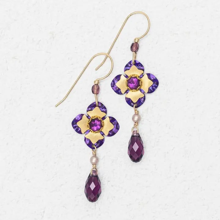 Octavia Earring in Royal Purple
