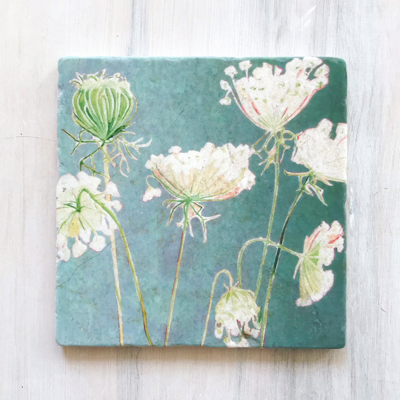 Queen Anne's Flower Trivet/Tile