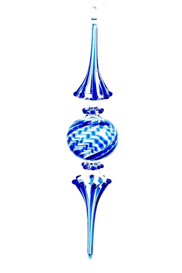 Blue Spire Ornament