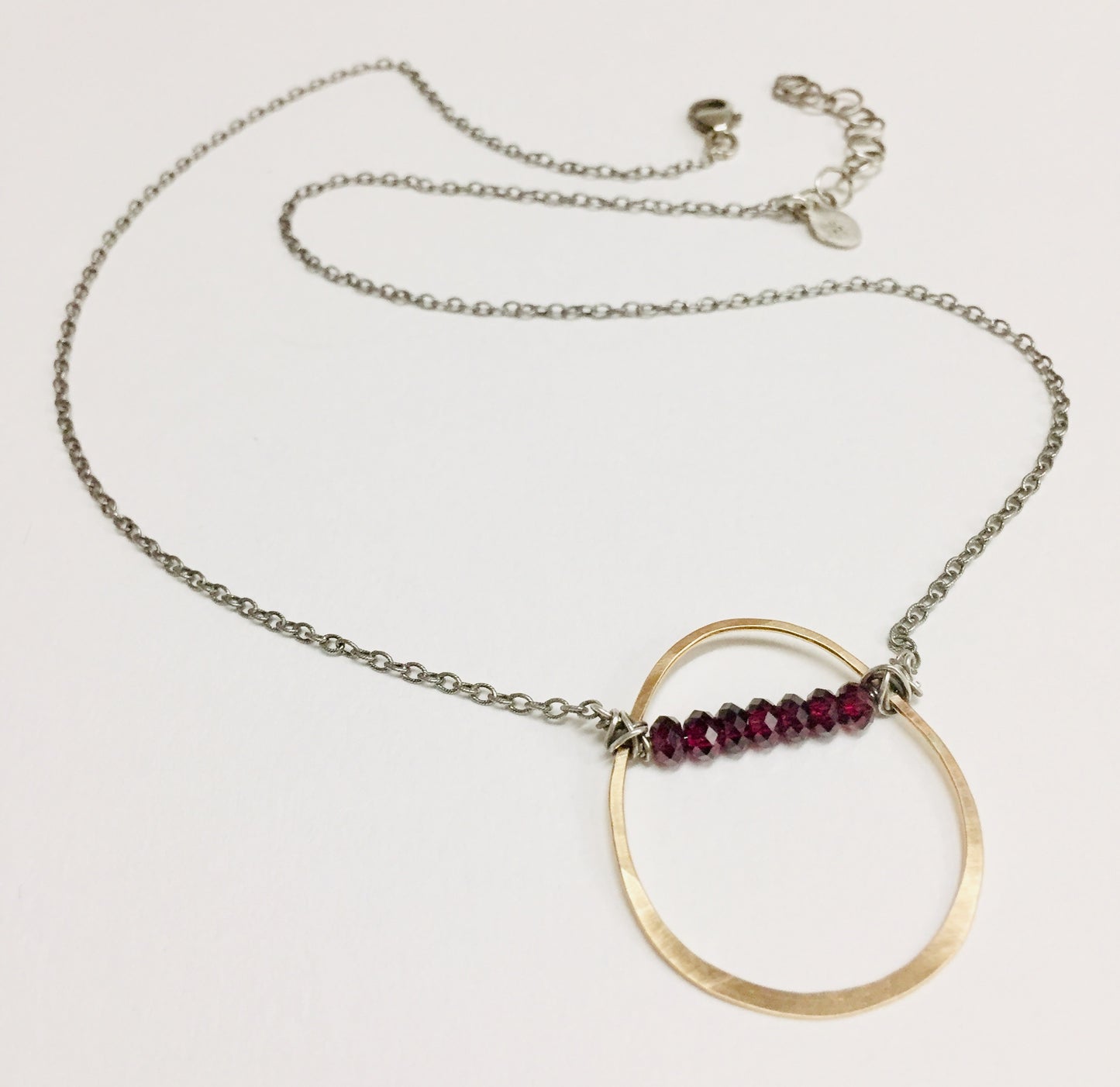 Neck, GF Teardrop/Garnet