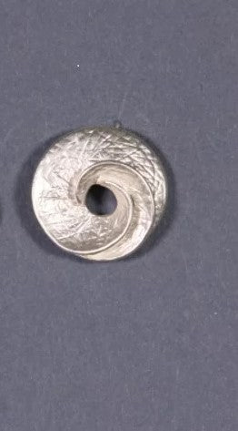 Silver Swirl Post Earring