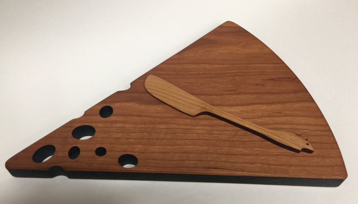 Swiss Cheese Board in Cherry