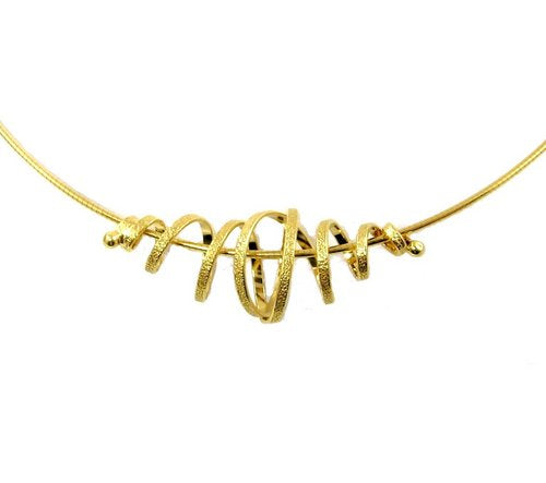 Petite Coil Pendant in 22K Gold Vermeil