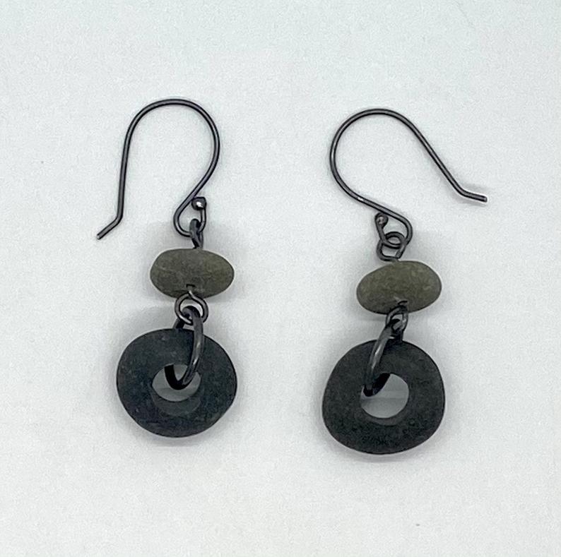 Double Rock Earrings
