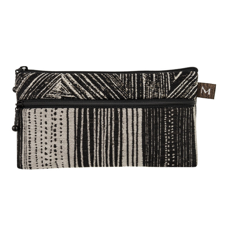 The Heidi Wallet in Seedlings Black