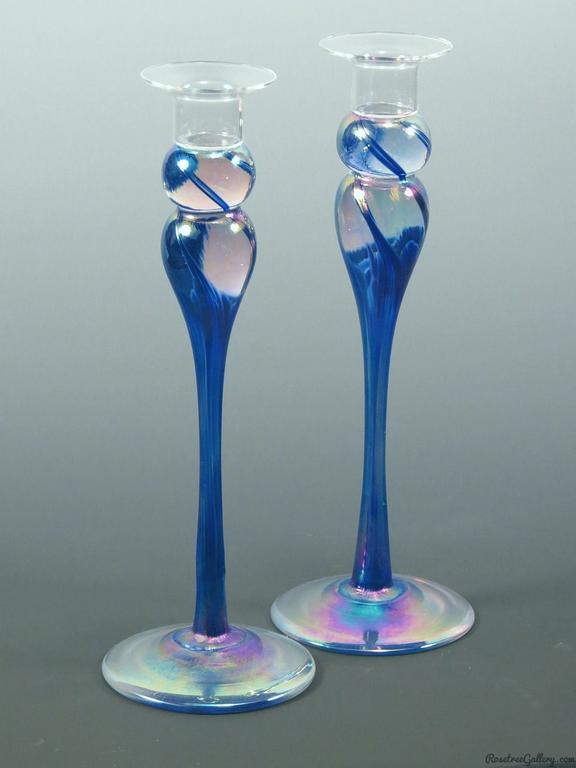 Candlestick Pair Blue