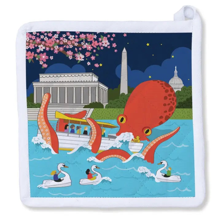 Octopus in DC Potholder
