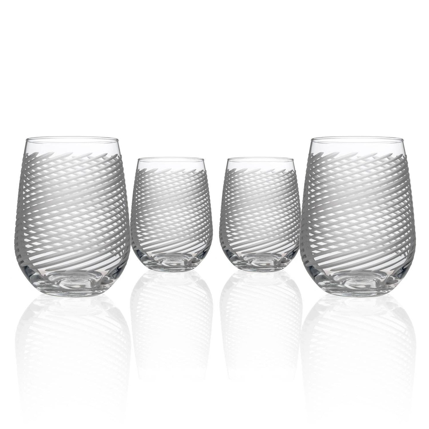 Cyclone Stemless Wine Glass 17oz