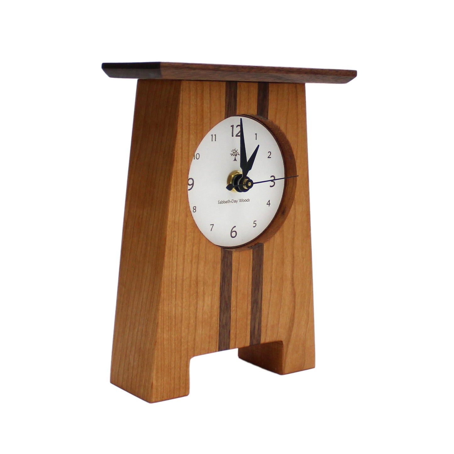 Cherry and Walnut Craftman Clock