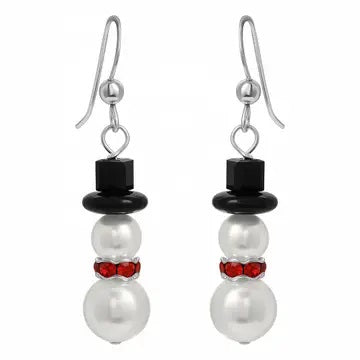 Frosty Snowman Earrings