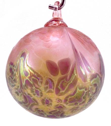 Alchemy Orb Ornament in Joyful Pink