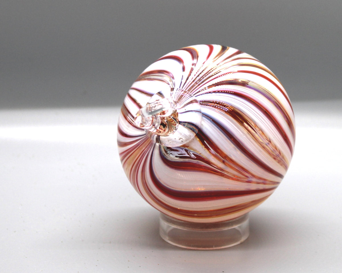 Feather Ornament Peppermint