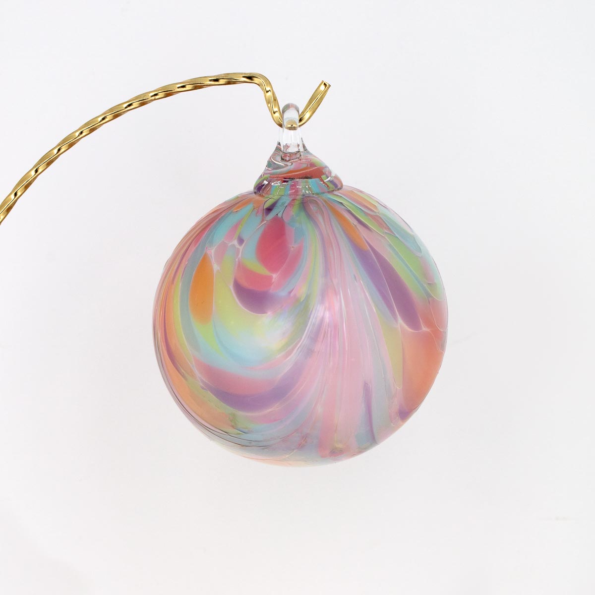 Salt Water Taffy Feathered Ornament