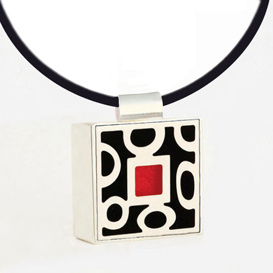 Black and Red Necklace