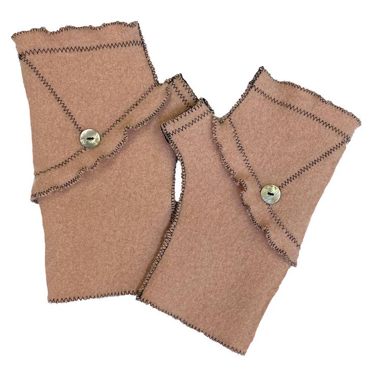 Fingerless, Blush Ruffle