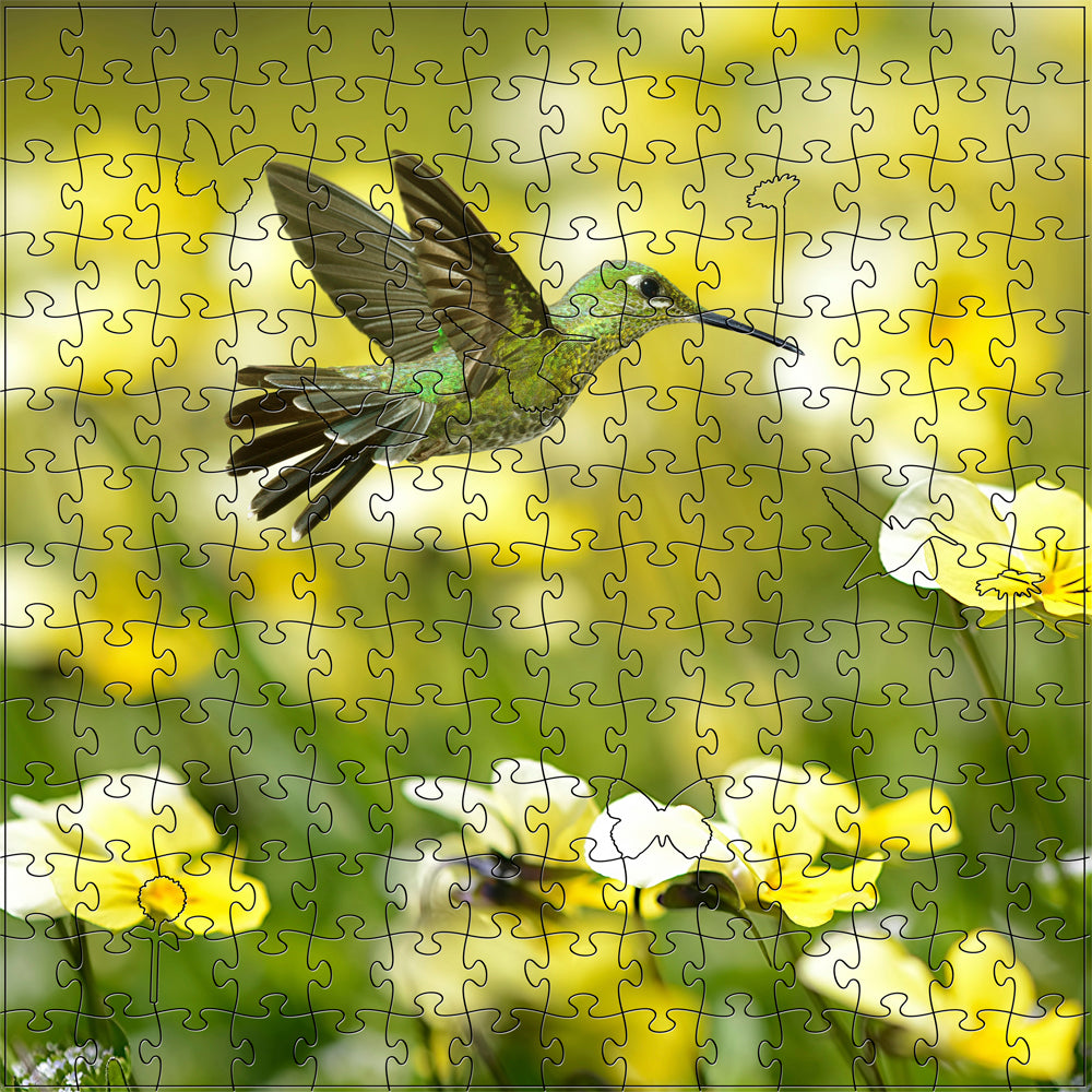 Summer Hummingbird Medium Puzzle