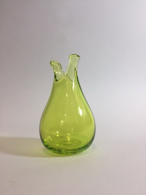 Small Jubilant Vase, Chartreuse