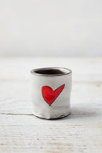 Load image into Gallery viewer, Shot Glass or Bud Vase With A Heart