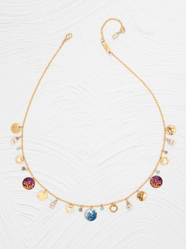 Neck, Coral Reef Multi Gold
