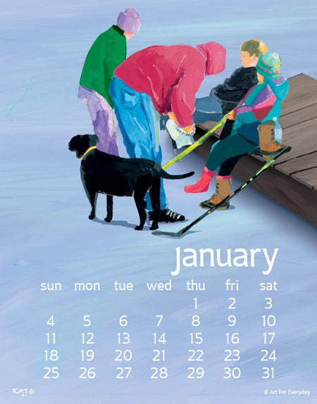2026 Kate Libby Calendar 11X14 – Appalachianspring.com