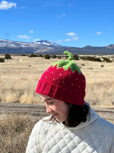 Strawberry Hat-Adult Size