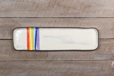 Rainbow Long Rectangular Platter