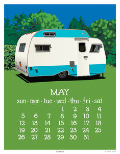 2024 Abacus Calendar 5 X 7