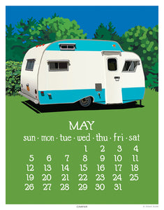 2024 Abacus Calendar 5 X 7 Flip