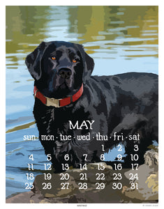 2025 Abacus Calendar 5 X 7 Flip