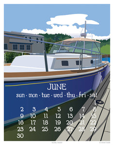 2024 Abacus Calendar 5 X 7 Flip