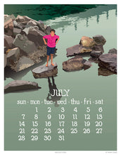 Load image into Gallery viewer, 2024 Abacus Calendar 5 X 7 Flip