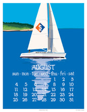 Load image into Gallery viewer, 2024 Abacus Calendar 5 X 7 Flip