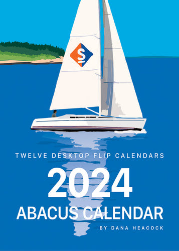 2024 Abacus Calendar 5 X 7 Flip