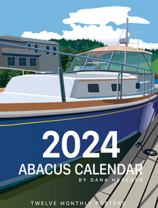 2024 Abacus Calendar 11 X 14